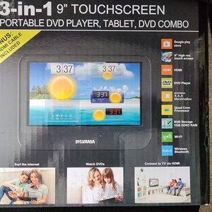 Sylvania 9-Inch Touchscreen Portable DVD Player - Black